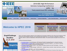 Tablet Screenshot of ieee-hpec.org